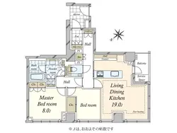 【東京都/港区六本木】ザ・レジデンス六本木 間取り図