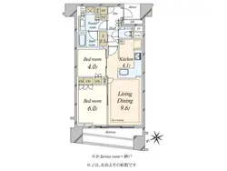 【東京都/渋谷区東】プラウド渋谷東 間取り図