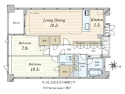 【東京都/渋谷区鉢山町】ルモンド代官山 間取り図