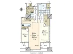 【東京都/港区三田】三田ガーデンヒルズ イーストヒル 間取り図