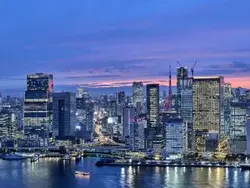 【東京都/中央区晴海】HARUMI FLAG SUN VILLAGE T棟 眺望：ズームあり