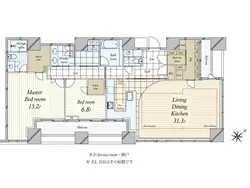 【東京都/港区赤坂】サイオン桜坂　SAION　SAKURAZAKA 間取り図