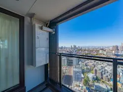 【東京都/港区白金】ザ・パークハウス白金二丁目タワー バルコニー：西側