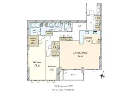【東京都/渋谷区神宮前】ブリスベージュ神宮前 間取り図