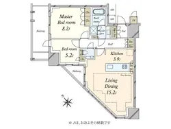 【東京都/渋谷区渋谷】プラウドタワー渋谷 間取り図