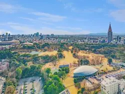 【東京都/新宿区四谷】クラッシィタワー新宿御苑 眺望：リビングダイニングから