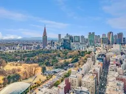 【東京都/新宿区四谷】クラッシィタワー新宿御苑 眺望：リビングダイニングから