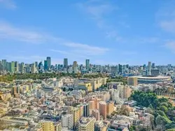 【東京都/新宿区四谷】クラッシィタワー新宿御苑 眺望：リビングダイニングから