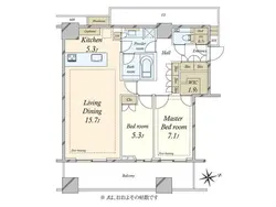 【東京都/港区浜松町】WORLD TOWER RESIDENCE 間取り図