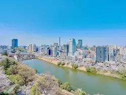 【東京都/千代田区九段北】ブランズ九段北 眺望：オーナーズデッキから