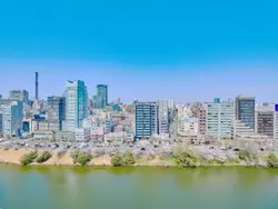 【東京都/千代田区九段北】ブランズ九段北 眺望：オーナーズデッキから