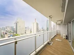 【東京都/港区海岸】ブリリアタワー浜離宮 バルコニー