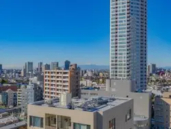 【東京都/港区高輪】高輪シティハウス 眺望：ズームなし