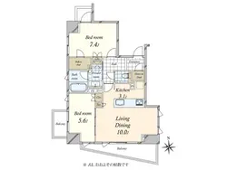 【東京都/港区南麻布】アトラス南麻布 間取り図