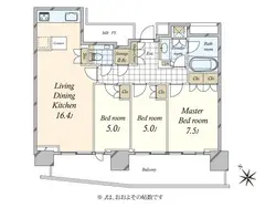 【東京都/港区赤坂】パークコート赤坂檜町ザ タワー 間取り図