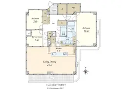 【東京都/新宿区市谷砂土原町】サンリーノ市谷砂土原町 間取り図