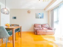 【東京都/港区南麻布】グランスイート広尾 リビング・ダイニング：南東向きでハイサッシのため、陽当たり良好です。