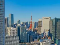 【東京都/港区芝浦】プラウドタワー芝浦 眺望：ズームあり