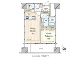 【東京都/港区麻布台】麻布台ヒルズレジデンスB 間取り図