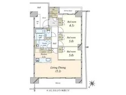 【東京都/中央区晴海】HARUMI FLAG SUN VILLAGE C棟 間取り図