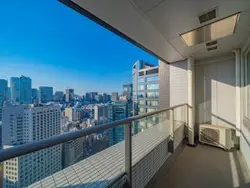 【東京都/港区東新橋】東京ツインパークス レフトウイング バルコニー