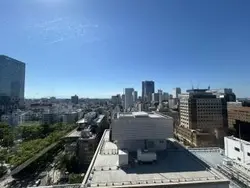 【神奈川県/横浜市中区日本大通】シティタワー横濱 眺望：リビングから
北西側