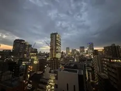 【東京都/港区赤坂】クラッシィスイート赤坂 眺望：バルコニーから（夜）