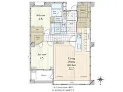 【東京都/港区南麻布】パークコート南麻布ヒルトップレジデンス 間取り図