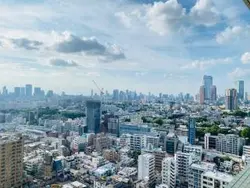 【東京都/港区白金】白金タワー 眺望：バルコニーから