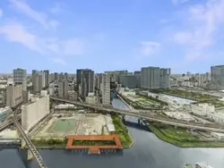 【東京都/港区芝浦】芝浦アイランドケープタワー 眺望：バルコニーから