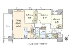 【東京都/千代田区神田猿楽町】アトラス千代田御茶ノ水 間取り図