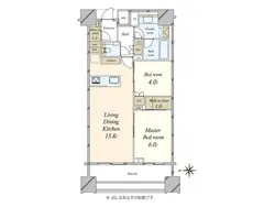 【東京都/港区南麻布】パークコート南麻布 間取り図
