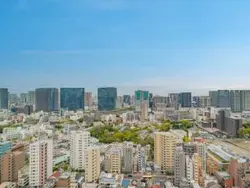 【東京都/港区白金台】プラウドタワー白金台 眺望：リビングから（東側）