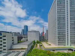 【東京都/港区三田】ザ・レジデンス三田 眺望：ズーム無