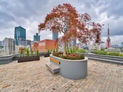 【東京都/港区麻布永坂町】ロイヤルシーズン麻布永坂 共用部：スカイテラス