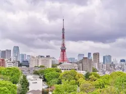 【東京都/港区麻布永坂町】ロイヤルシーズン麻布永坂 眺望：スカイテラスから