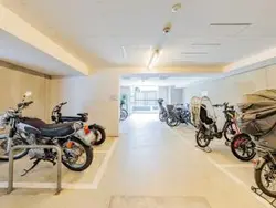 【東京都/目黒区中目黒】シティハウス中目黒レジデンス 駐輪場：バイク置場