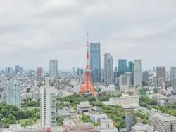 【東京都/港区浜松町】WORLD TOWER RESIDENCE 眺望:バルコニーからの眺望 ※ズームあり