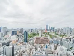 【東京都/港区浜松町】WORLD TOWER RESIDENCE 眺望:バルコニーからの眺望 ※ズームなし
