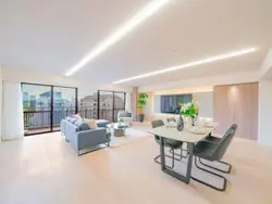 【東京都/渋谷区代々木】東高代々木ペアシティ リビング・ダイニング：※家具・調度品等は販売価格に含まれておりません