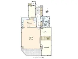 【東京都/渋谷区代々木】東高代々木ペアシティ 間取り図