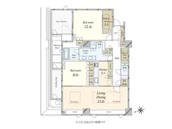 【東京都/港区麻布台】麻布台パークハウス 間取り図
