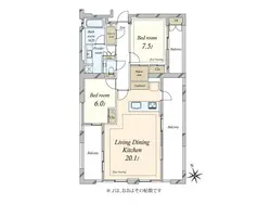 【東京都/港区六本木】ロイヤルシーズン六本木 間取り図
