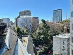 【東京都/港区南青山】常盤松ハウス 眺望：バルコニーから