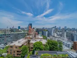 【東京都/渋谷区神宮前】プラウド神宮前 眺望：ルーフバルコニーから