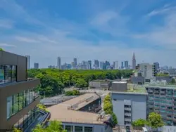 【東京都/渋谷区神宮前】プラウド神宮前 眺望：ルーフバルコニーから