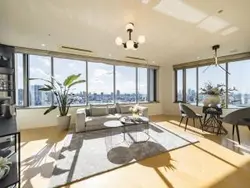 【東京都/港区三田】パークコート麻布十番ザ・タワー リビング・ダイニング：※家具・調度品等は販売価格に含まれておりません