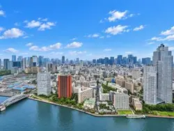 【東京都/中央区月島】グランドシティタワー月島 眺望：北西側