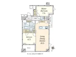 【東京都/千代田区一番町】パークコート千代田一番町 間取り図