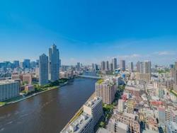 【東京都/中央区月島】グランドシティタワー月島 眺望：ズームなし